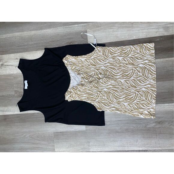 Charter Club & Sag Harbor Sleeveless Blouse Lot of 2, Size XL - Picture 3 of 11